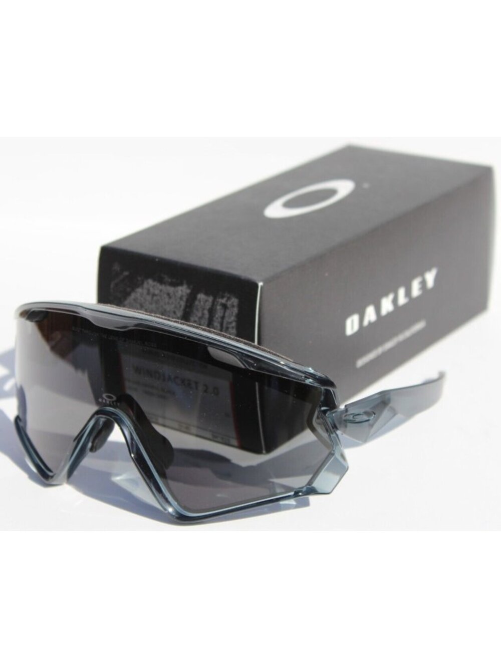 OAKLEY Windjacket 2.0 Sunglasses Crystal Black/Prizm Grey NEW OO9418 SAMUEL ROSS